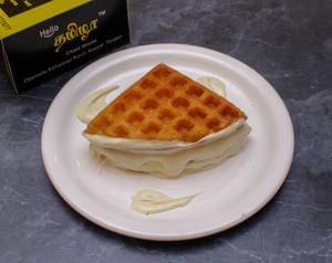 White chocolate waffles