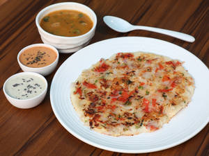 Onion Tomato Uttapam