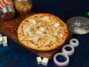 Paneer and Onion Pizza [ 7 Inches]