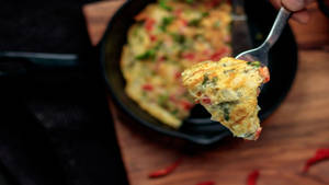Plain Omelette (made From 2-3 Eggs)