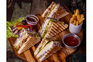 Hyderabadi Veg Grill Sandwich