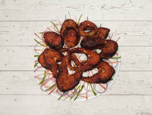Fried Rohu Fish