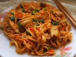 Schezwan Chicken Noodles