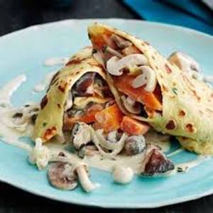 Mushroom Tikka Roll