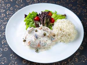 Mushroom Chicken Piccata