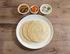 Set Dosa (3 Pcs) (Served with Sambhar & Chutney)
