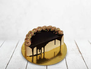 Half Chocolate Cake 