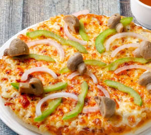 6" Cheesy Chicken Mushroom Pizza