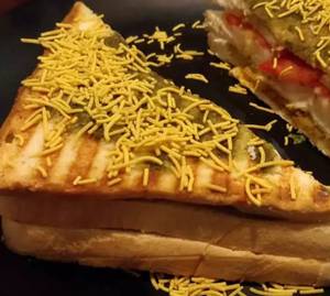 Sev Onion Sandwich  