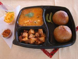 Dal Bafla Rajwadi Aloo