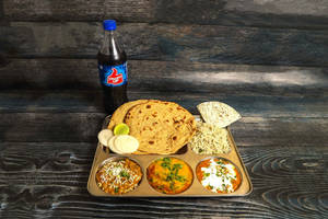 Veg Punjabi Thali + 1 Jeera Drink (150 Ml)