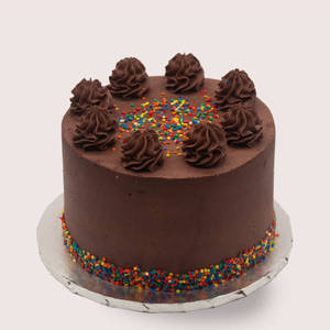 Sprinkle Chocolate Cake