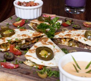 Chilli Beef Quesadilla