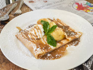 Toffee Banana Crepe
