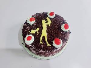 Birthday Special Black Forest Cake (1 Pound) 