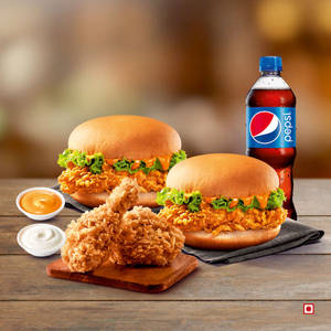 Chicken Krisper Burger Combo
