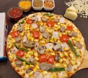 8" Corn Mushroom Pizza + 1 ( Select)         