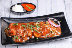 Chicken Manchurian Momos [6 Pieces]