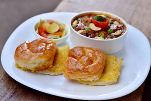 Jain Special Pav Bhaji (2 Pav's)