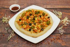 7" Regular Double Spicy Veg Army Pizza
