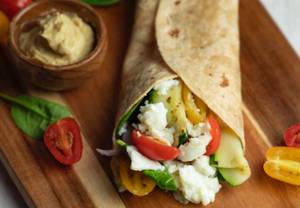 Paneer Jaffle Wrap