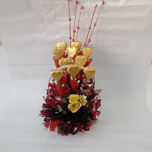 Golden Heart Choco Bouquet