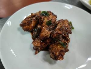 Old Monk Glazed Black Pepper Chicken Wings ( Serves 1 )