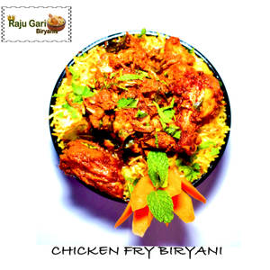 Chicken Fry Piece Biryani (Serve One )