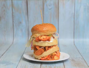 Chicken Triple Trouble Burger