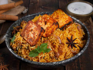 Paneer Tikka Biryani