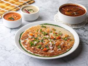 Onion Tomato Mixed Uttapam