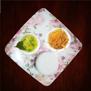 Rice + Moong Daal + Aloo Bhaja