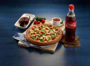 9" Mexican Treat Pizza (jain) + Thums Up (250ml)