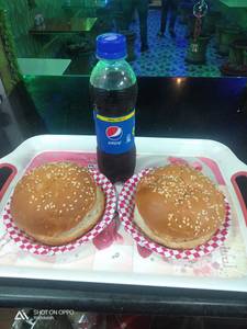 2 Veg Burger With Alo Tikki Burger