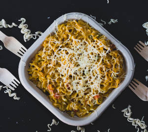 Cheese Maggi + Chocolate Shake