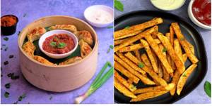 Combo 10 Pcs Chi. Peri Peri Fried Momo+ Peri Peri  Fries