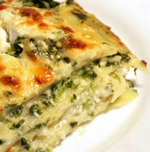 Bacon Pesto Lasagne