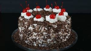 Eggless Black Forest Cake