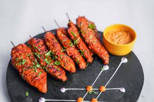 Mongolian Spicy Chicken Skewers