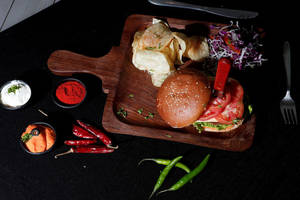 Indian Spiced Veg Burger