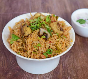 Mushroom Biriyani