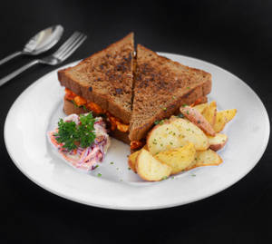Whole Wheat Bread Paneer Sandwich