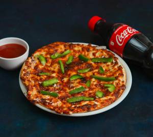 Capsicum Pizza+Cold Drink (250ml).