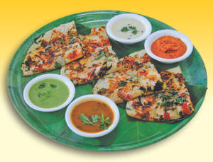Tomato Onion Uttapam
