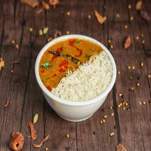 Desi Dal Tadka Rice Plate
