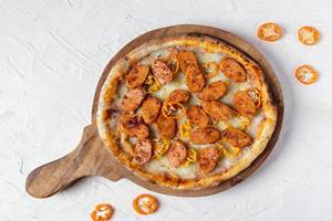 Chicken Sausage & Paprika Pizza(9" Thin Crust)