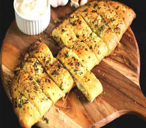 Happy Stuffed Garlic Bread