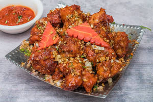 Hot Garlic Chicken Dry
