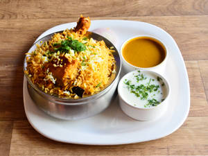 Hyderabad Dum Chicken Biryani
