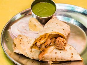 Chicken Tikka Roll (1 Pc)